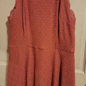 Elegant Salmon Colored Mini Dress
